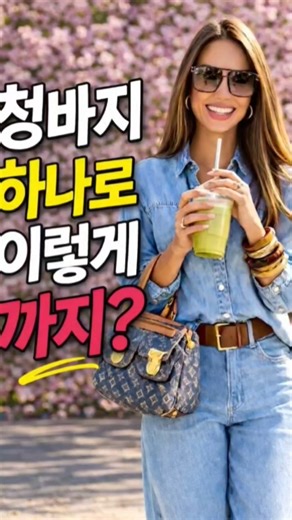 청바지 하나로 이렇게까지? 옷잘알 데님 스타일 👖 #데님코디 #청바지코디 #패션쇼츠