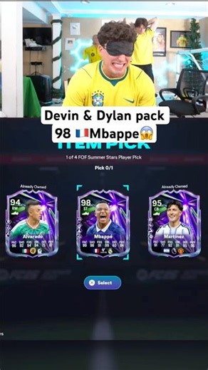 Devin & Dylan pack 98 🇫🇷Mbappe😱