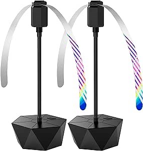 Fly Fans for Tables, Effective Fly Repellent Fan with Soft Blades Keeps Flies Away, Portable Fly Fan for Picnic, BBQ, Party (2 Pack)