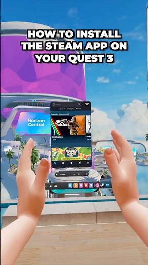 How to Install STEAM App on Meta Quest 3