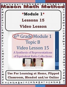 6th Grade Math Mod 1 Video Lesson 15 Ratio Collections Distance/Flipped/Remote
