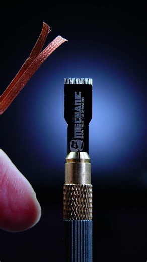 Multi-functional adhesive remover scraper, quickly removes adhesive without damaging solder