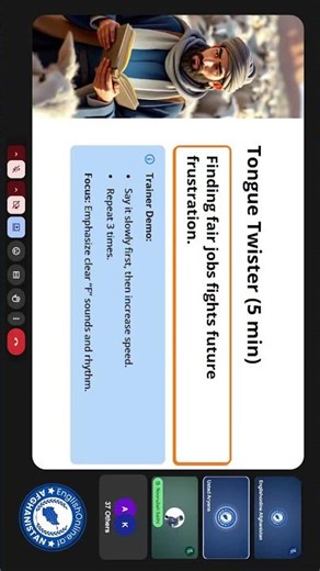 What is a tongue twister | Speaking Practice Session With Ustad Aryana