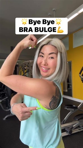 Struggling with bra bulge? Let’s tighten it up—one rep at a time. 💪========== #BraBulgeWorkout #Backexerciseforwomen #backfatworkout #StrongBack #sweatrebel | Sweat Rebel