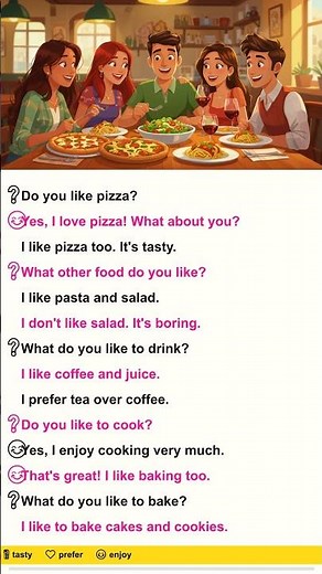 English Conversation: Discussing Likes and Dislikes | Speaking Practice Video