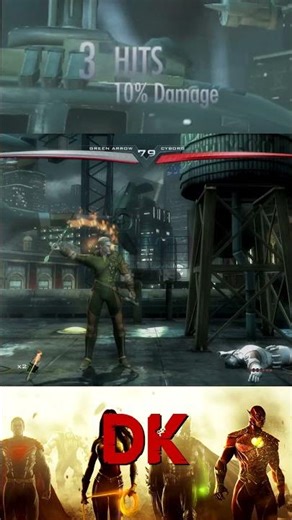 Green Arrow vs Cyborg | Injustice Combos #Combat #Expert #Gameplay #godsamongus #dank