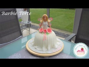 Barbie Torte l Tutorial | Fondanttorten l how to make Barbie Cake