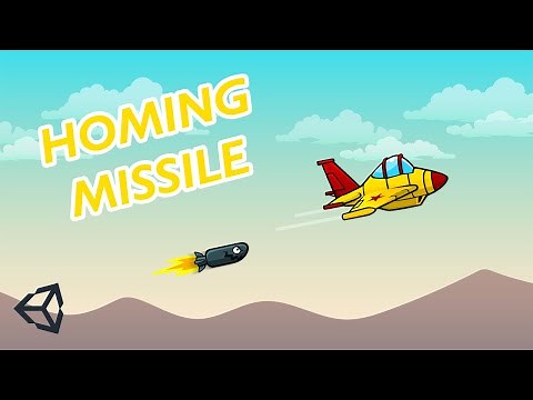 How to Make Homing Missile with Physics Based Movement in UNITY 2D - Easy