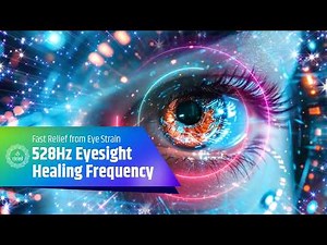 528Hz Eyesight Healing Frequency | Optic Nerve Repair & Fast Relief from Eye Strain
