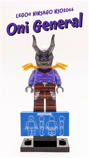 Oni General NJO1066 | LEGO® Minifigure Showcase | NINJAGO