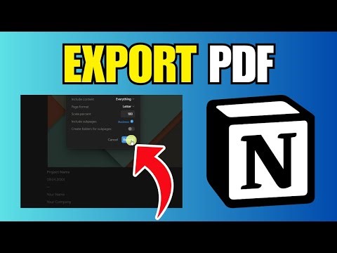 How To Export PDF in Notion - New Method