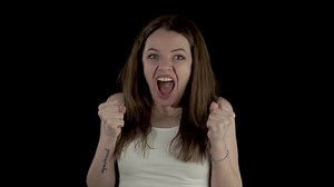 Young Angry Girl Screaming Depressed Stressed: стоковое видео (без лицензионных платежей), 1054312382 | Shutterstock