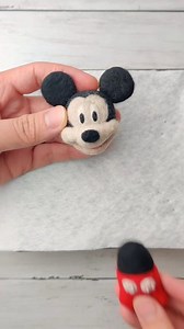 Mickey Mouse Satisfying Wool Art #disney #mickeymouse #art #asmr #cute #crafts | Kai Crafts