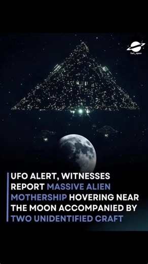 space__fact on Instagram: "🚨 UFO Alert: Massive Alien Mothership Spotted Near the Moon?! 🌕🛸 Witnesses claim a gigantic unidentified mothership was seen hovering near the Moon, accompanied by two mysterious craft. The sighting has sparked intense debate worldwide — is this advanced technology, a space phenomenon, or something beyond human understanding? #wha__space_fact UFOAlert #AlienMothership #MoonMystery #SpaceDiscovery"