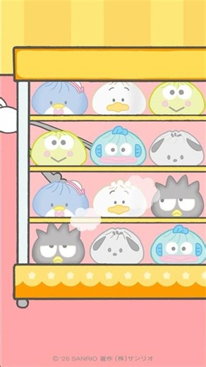 もちっ ふわっ じゅわっ#ペックル #タキシードサム #バッドばつ丸 #サンリオ #sanrio