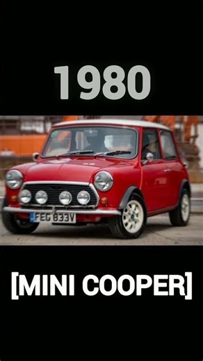 🚗 Mini Cooper Evolution (1960–2026) 🤯 From Classic Icon to Modern Beast! #shorts