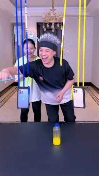 Bottle flipping challenge, so exciting!