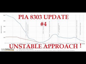 PIA #8303 Update #4 Unstable Approach Profile