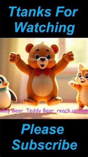 Teddy Bear Teddy Bear 🧸 | Kids Rhyme | Nursery Song | Shorts