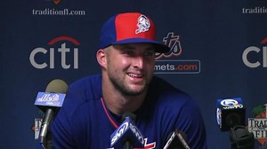 Tebow focused on baseball, not outside noise