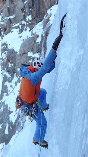Ice Climbing in Pahalgam, Kashmir with Namah Dry-Treated Ropes