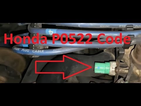 Causes and Fixes Honda P0522 Code: EOP Sensor Circuit Low Voltage