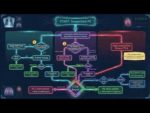 One Slide to Rule Them All: PE Workup Simplified! ⚡#science #medical #shorts