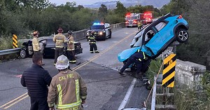 Four transported to SLO-area hospitals after 2-car crash