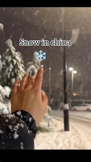 Heavy snowfall montages |Cinematic edits | First snow magic ❄️ | China Winter | xuzhou Snow night