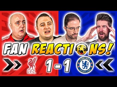 Liverpool & Chelsea Fans Reactions to Liverpool 1-1 Chelsea | Premier League Fan Reactions