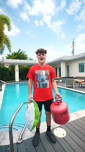 How much helium does it take for a beach ball to go to space #reels | Dorjay.bd