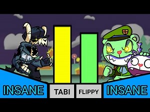 fnf flippy vs tabi power levels