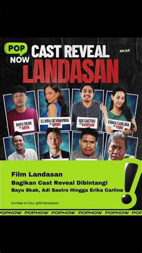 Film Landasan rilis cast reveal