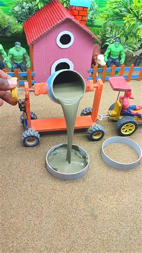 😱 Amazing Mini Tractor Pillar Making Machine | Real Working DIY Build #shorts #youtubeshorts