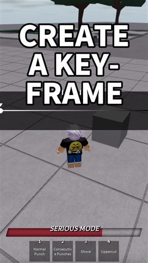 HOW TO MAKE A CUTSCENE MOVE #tsb #tsbg #thestrongestbattlegrounds #robox #wgitachi #gamtng #shorts