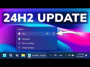 New Big Windows 11 24H2 July Update – New Taskbar Feature, New Settings in Build 26100.4762 (RP)
