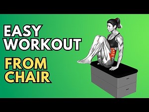7 Minute No-Standing Chair Workout: Get Fit While You Sit!