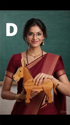 Letter D Words for Kids | Learn D Words in English | Marathi & English