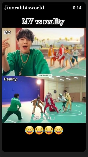 BTS Butter MV VS Reality 😍 🤣#kpop #bts #shorts #viralvideo