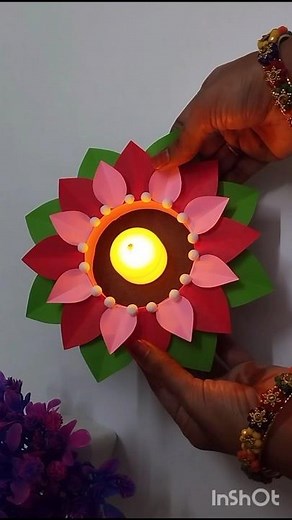 Diwali Decoration Ideas | Diwali Craft Ideas | Diwali Paper Craft #shorts #shortvideo #diwalidecor