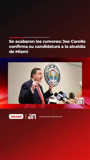 2.8K views · 39 reactions | Se acabaron los rumores: Joe Carollo...