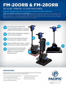 Pacific FM-28ORB Floor Machine - Pacific Floorcare