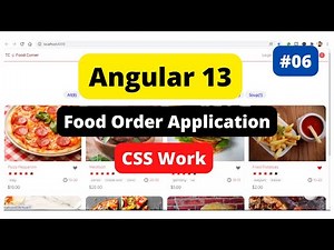 Angular 13 food order application |Online Food Order App in Angular|Angular Project with Testycodeiz