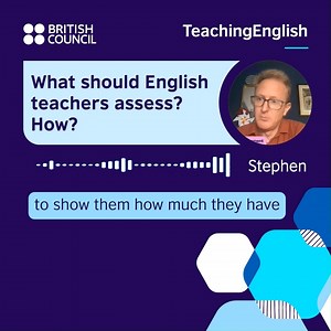 56K views · 657 reactions |  Assessment is more than just test scores. Stephen reminds us to look at the whole picture: ✅Participation ✅Progress over time ✅Portfolios to show growth We'am #TeachingEnglish #ELTAssessment | TeachingEnglish - British Council | Facebook