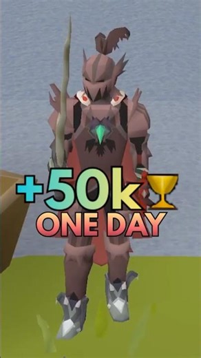 +50k RANKS in ONE DAY on OSRS #osrs #runescape #oldschoolrunescape