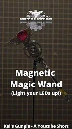 Cool Magnetic Magic Wand!✨#modelkit #metalpuzzle (No VoiceOver)