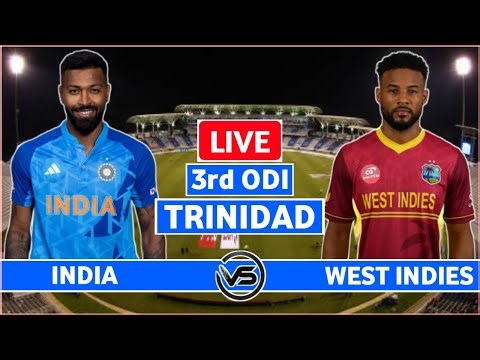 India vs West Indies 3rd ODI Live Scores | IND vs WI 3rd ODI Live Scores & Commentary | Last 5 Overs