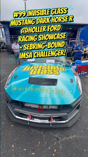 #99 Invisible Glass Mustang Dark Horse R at Holler Ford – Tate Pritt’s Sebring-Bound Team!