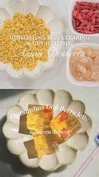 3 glow up desserts to debloat + clear skin 🥰