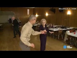100 years old and still dancing...with a younger man